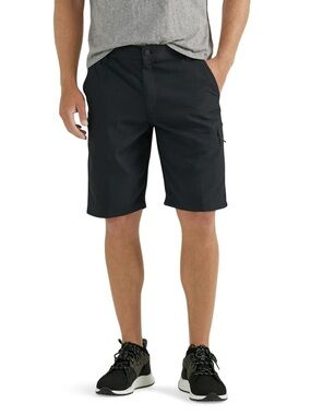 Wrangler Outdoor Performance Side Elastic Waist Short in Jet Black
